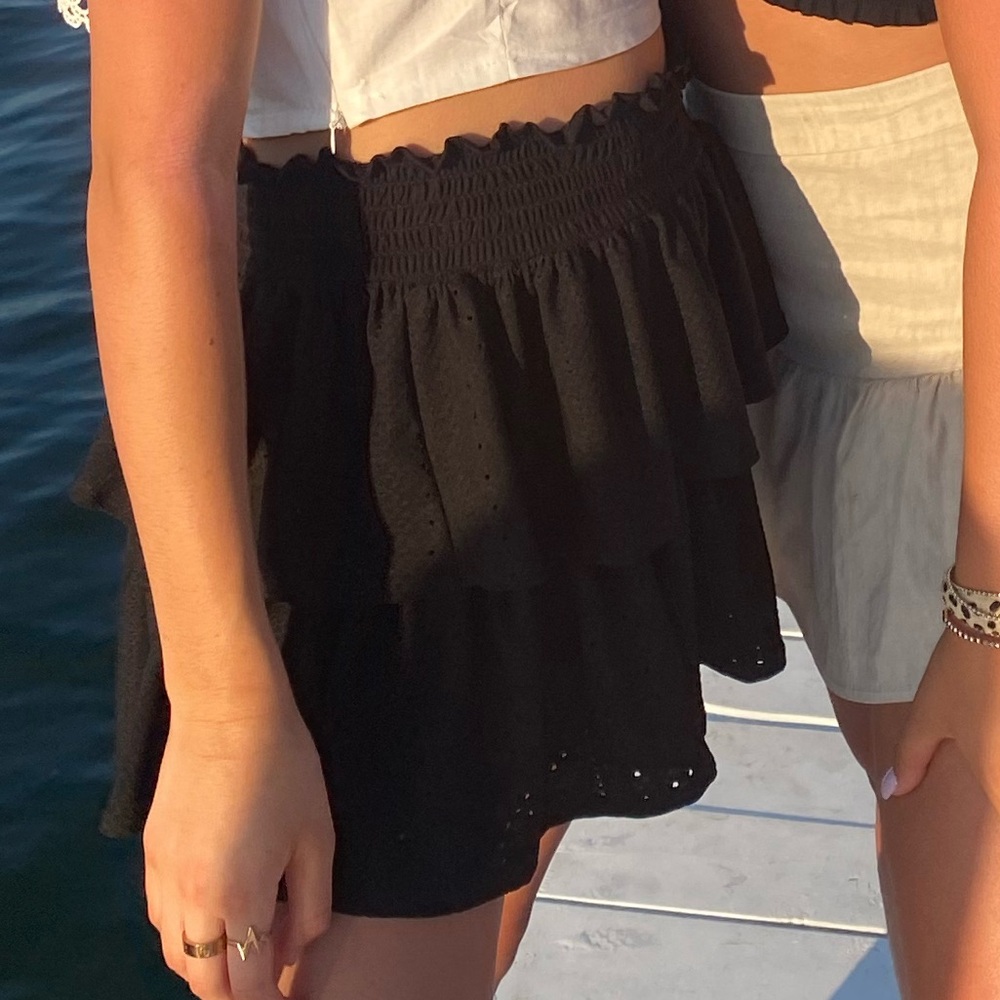 Black flowy skirt from revolve